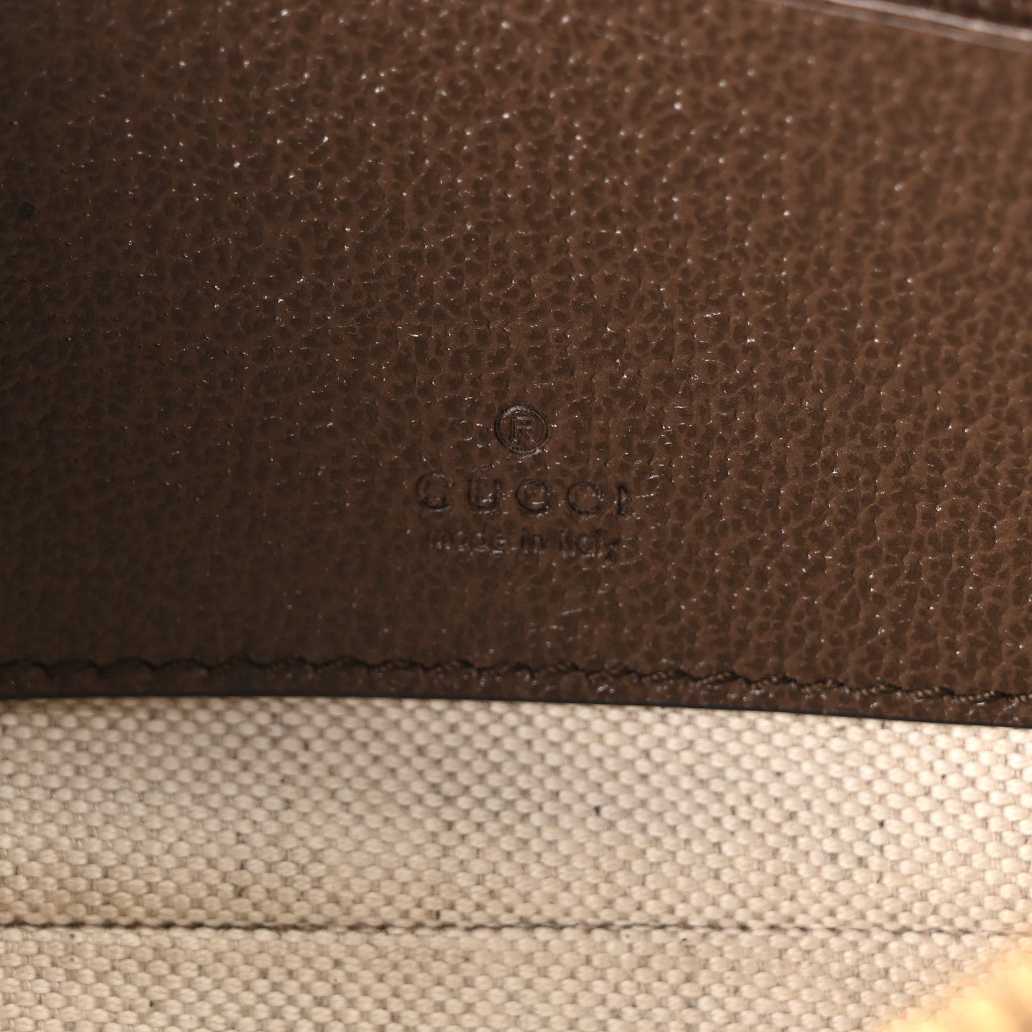 GG Supreme Monogram Textured Dollar Calfskin Web Mini Ophidia Convertible Shoulder Bag Beige Ebony New Acero