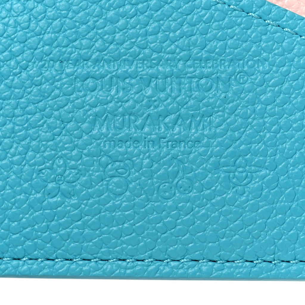 LV X TM Monogram Multicolor Criss-Cross  Holder Kabira Blue Rose