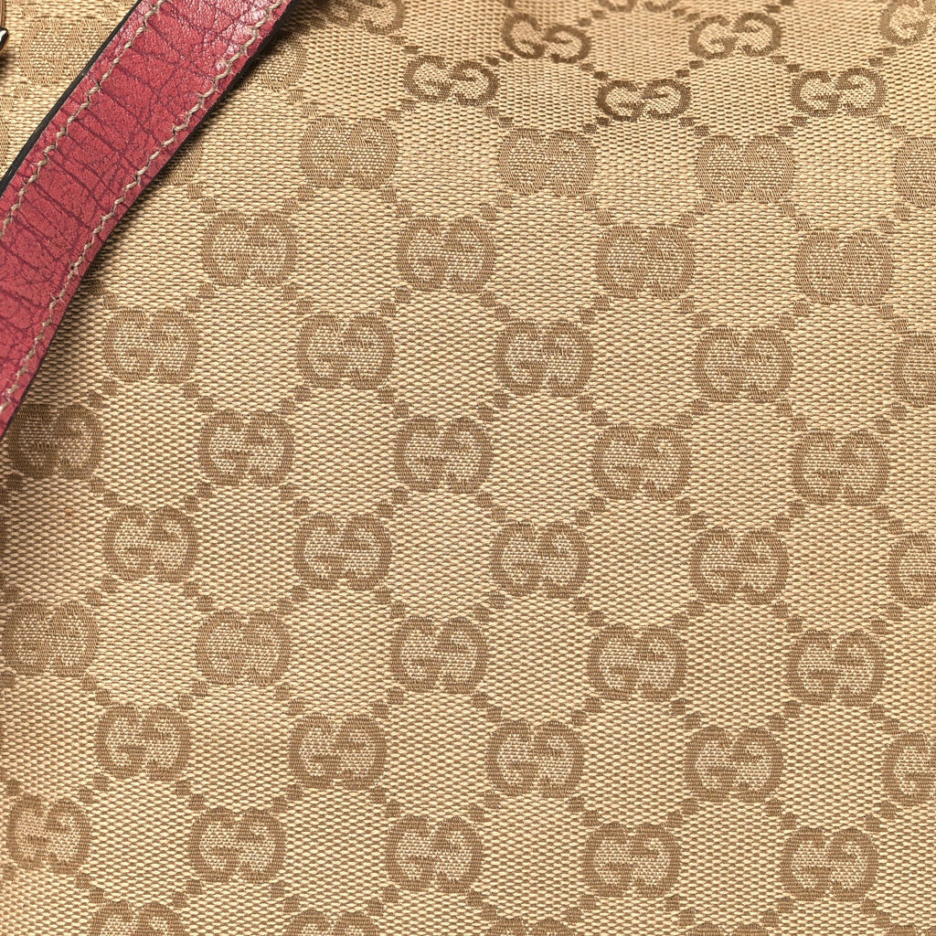 Monogram Web Jolicoeur Charms Messenger Pink Ebony