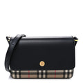 Calfskin Vintage Check New Hampshire Bag Black