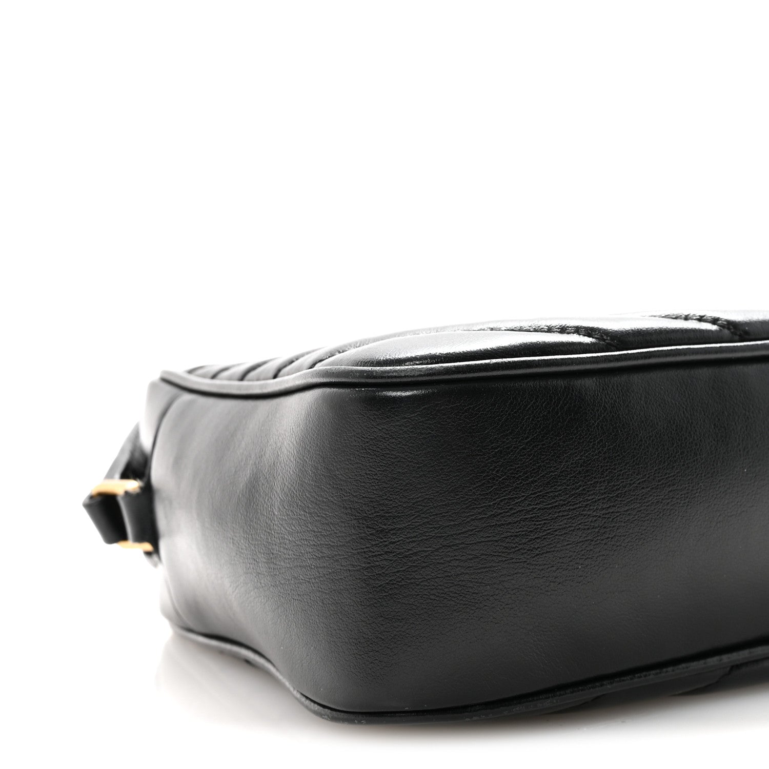 Calfskin Matelasse Monogram Lou Camera Bag Black