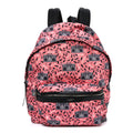 Canvas Radio Print City Backpack Pink