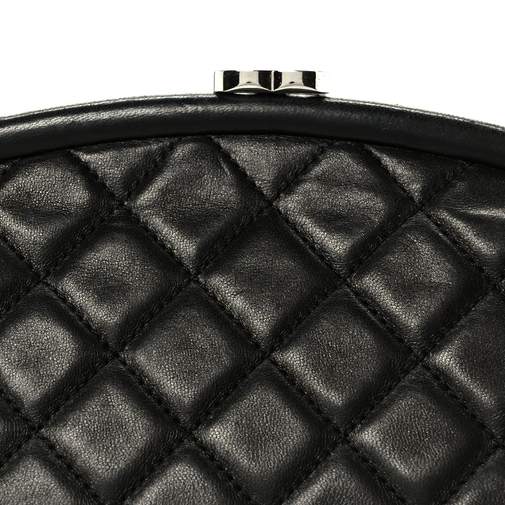 Lambskin Quilted Timeless Clutch Black