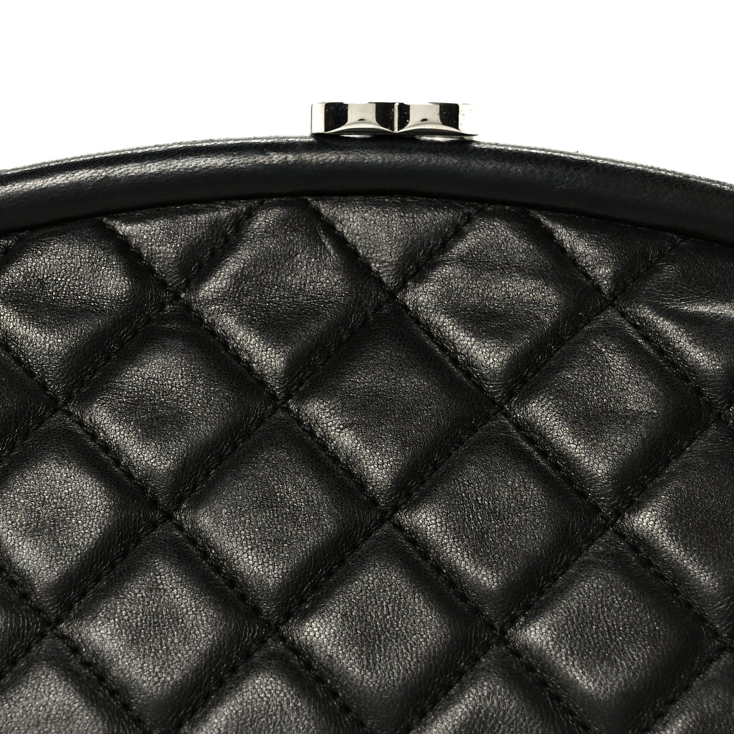 Lambskin Quilted Timeless Clutch Black