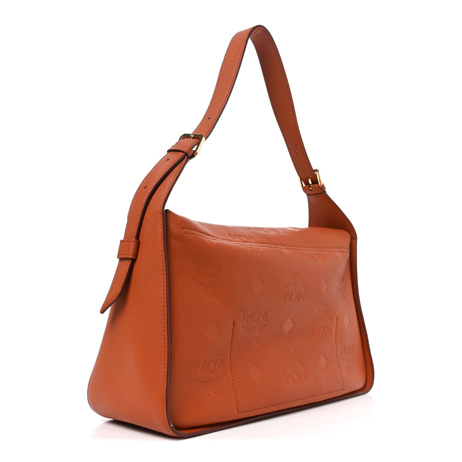 Calfskin Ottomar Medium Aren Flap Hobo Bombay Brown