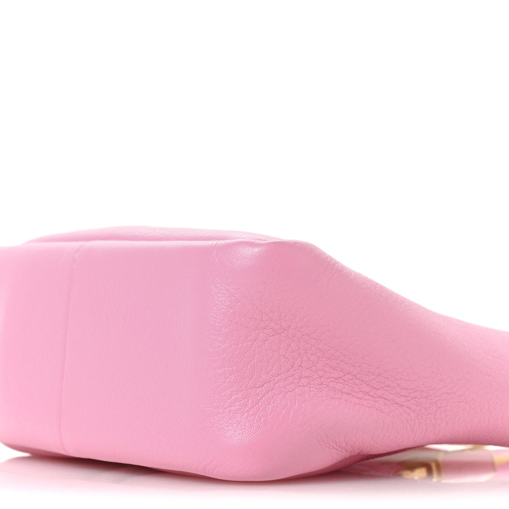 Grained Calfskin Mini G-Lock Hobo Pink