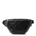 Calfskin GG Tennis Embossed Belt Bag Black