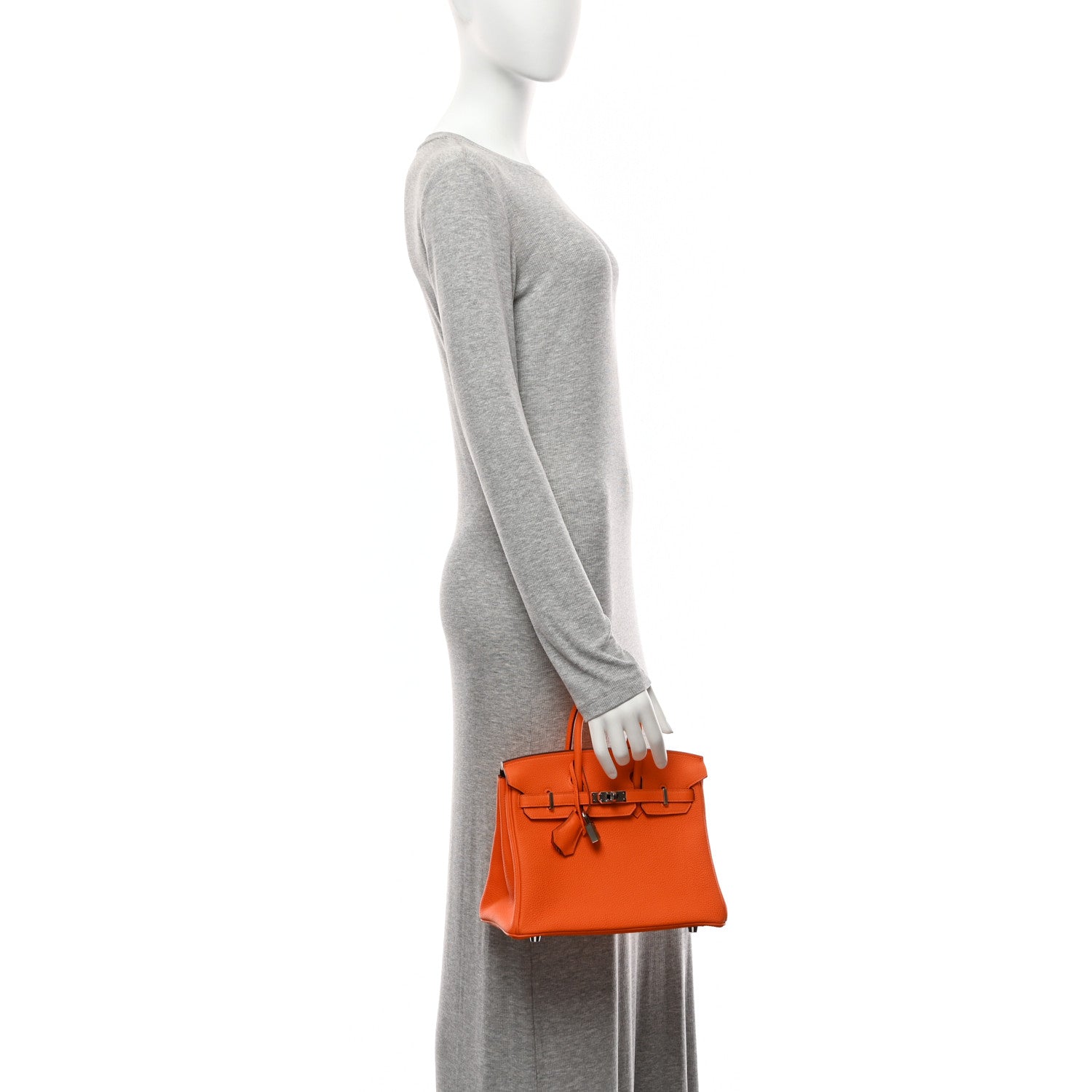 Togo Birkin 25  Orange Minium