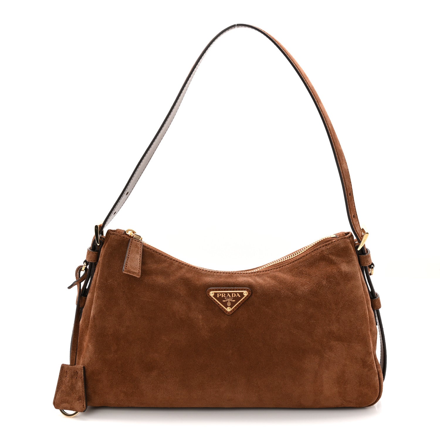 Scamosciato Suede Medium Aimee Shoulder Bag Cacao