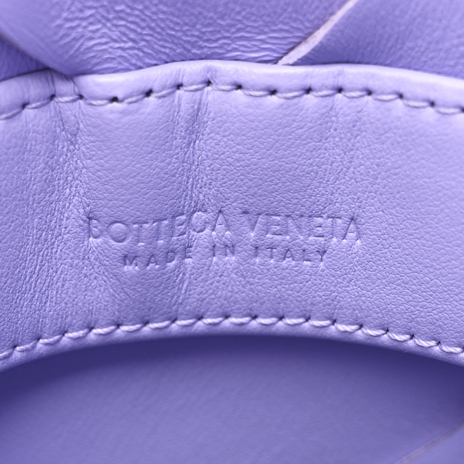 Nappa Maxi Intrecciato Clasp Bucket Bag Wisteria