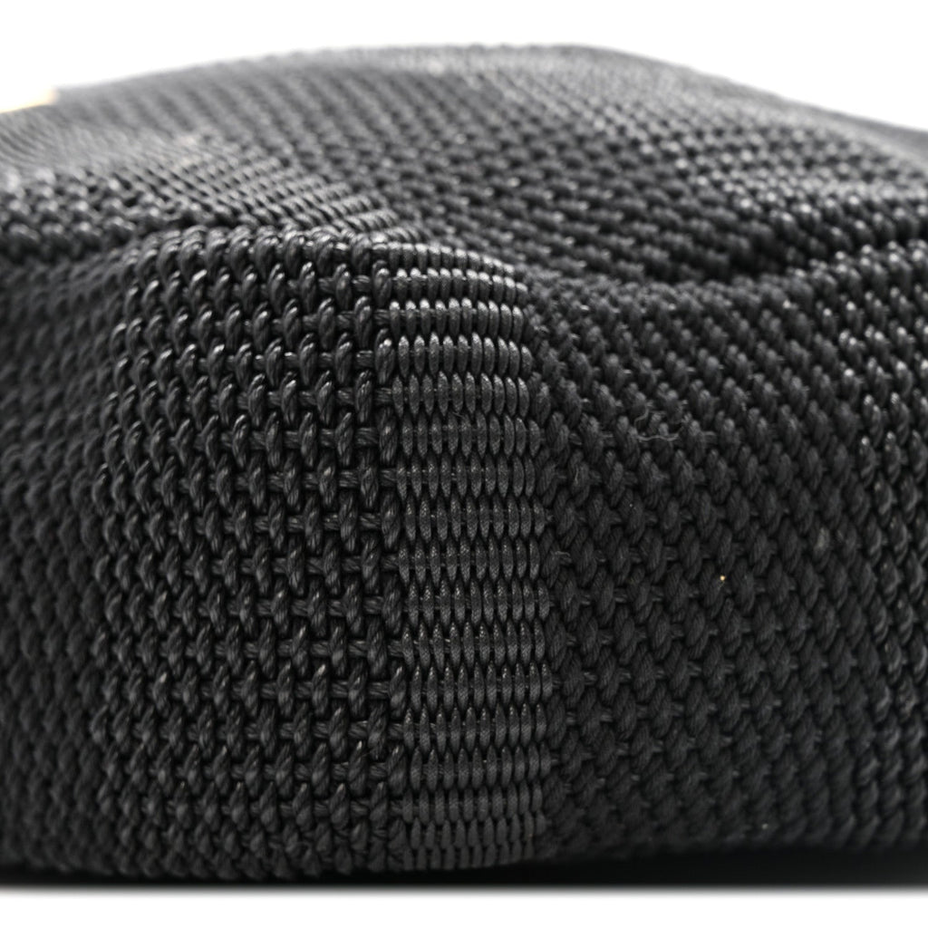 Raffia Large Sky Hobo Black