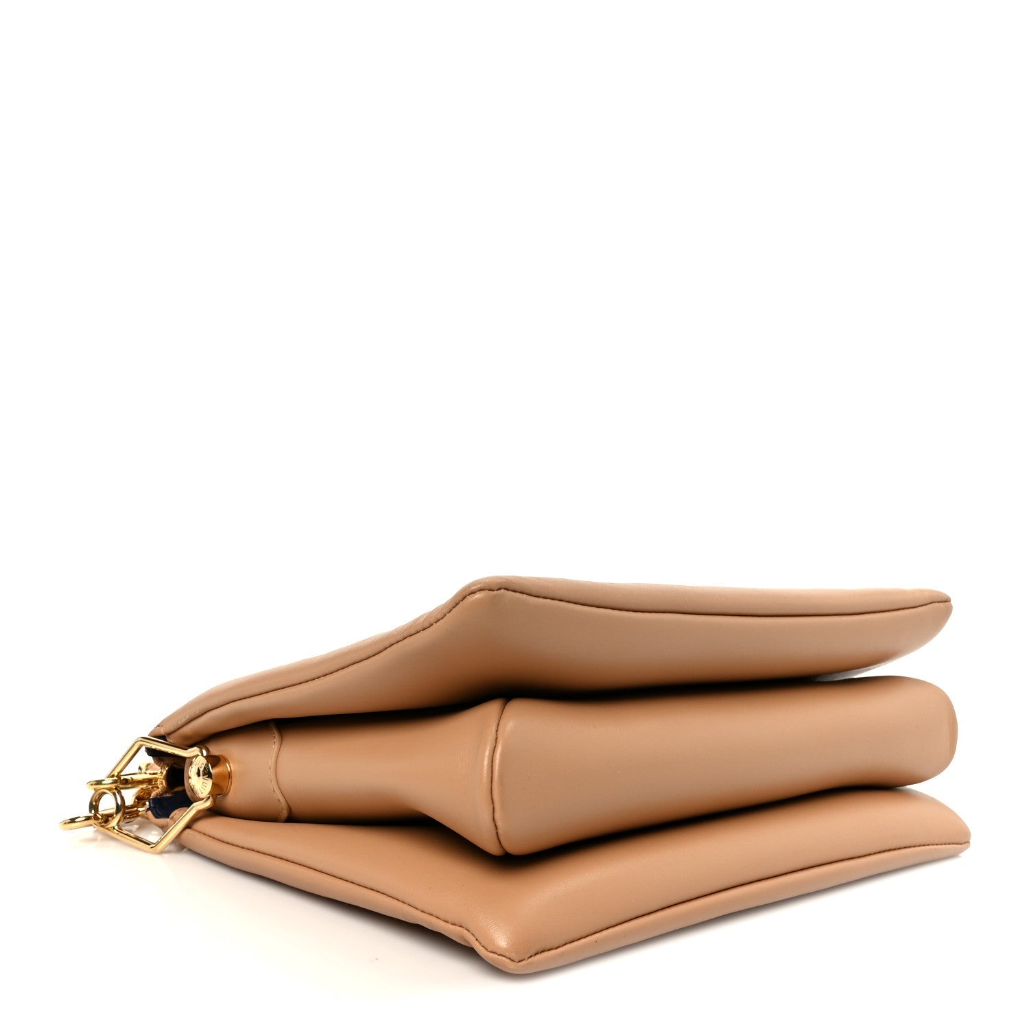 Lambskin Embossed Monogram Coussin PM Camel