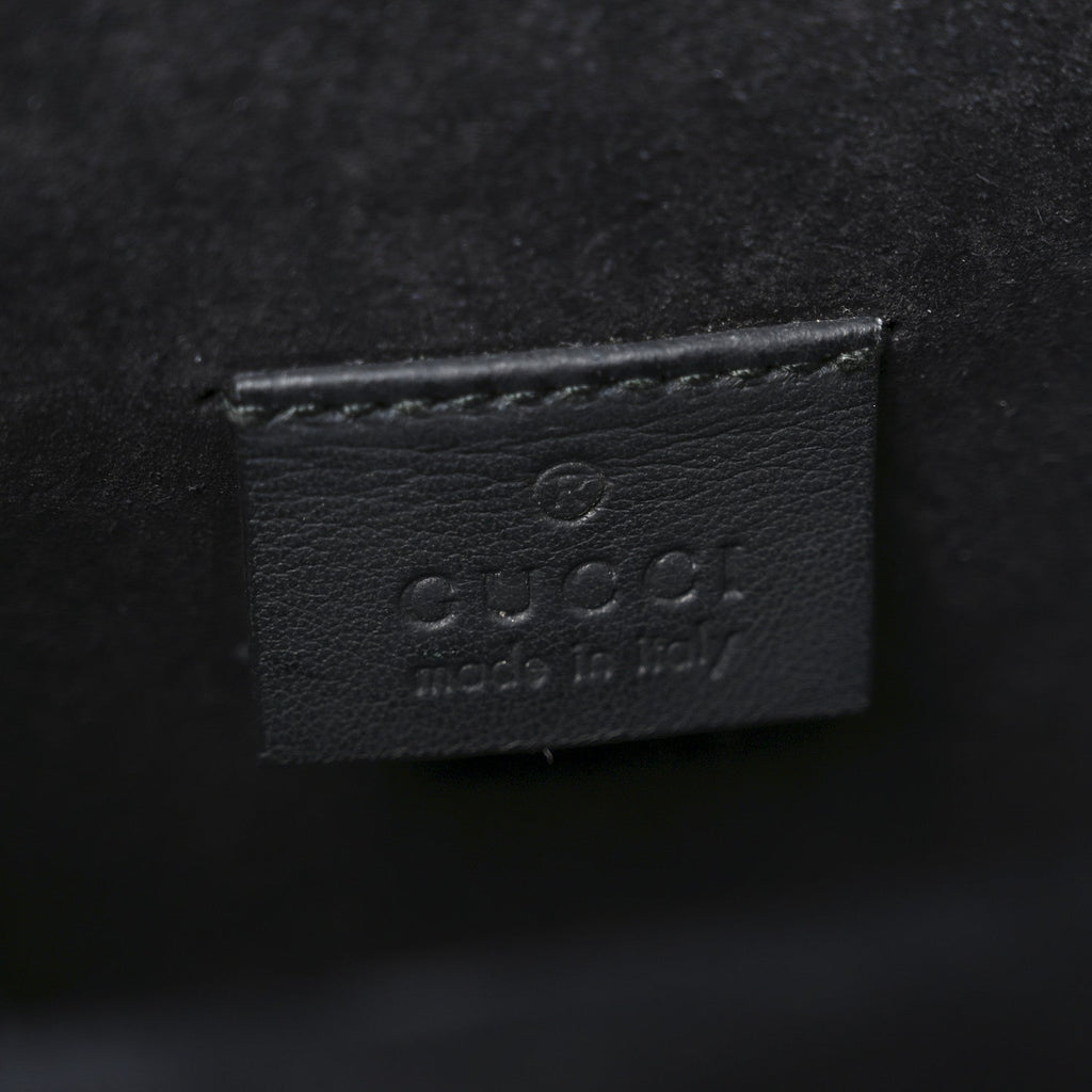 GG Supreme Monogram Mini Dionysus Shoulder Bag Black