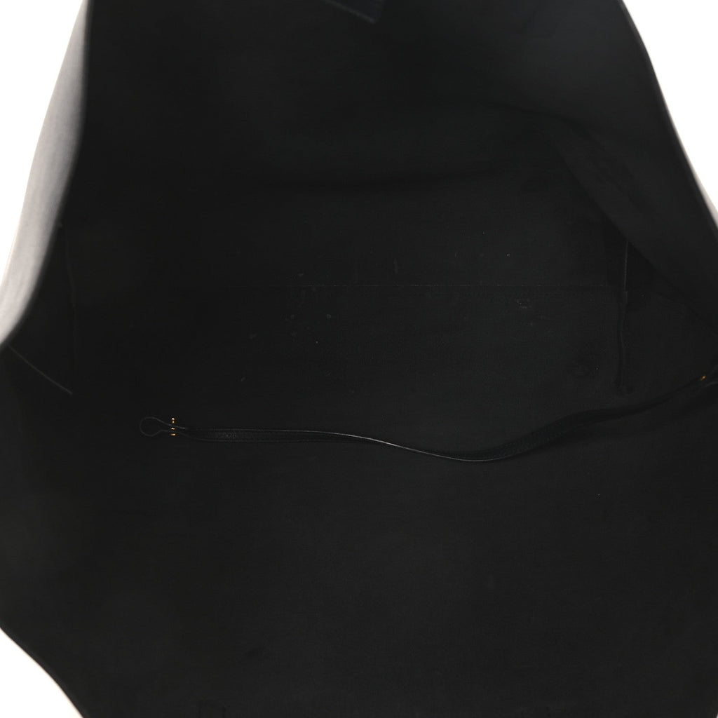 Calfskin Large Shopping Tote Navy