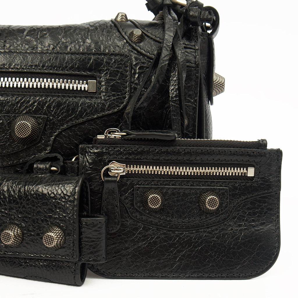 Balenciaga Cross Body Le Cagole S in Black, Veau (Calfskin)