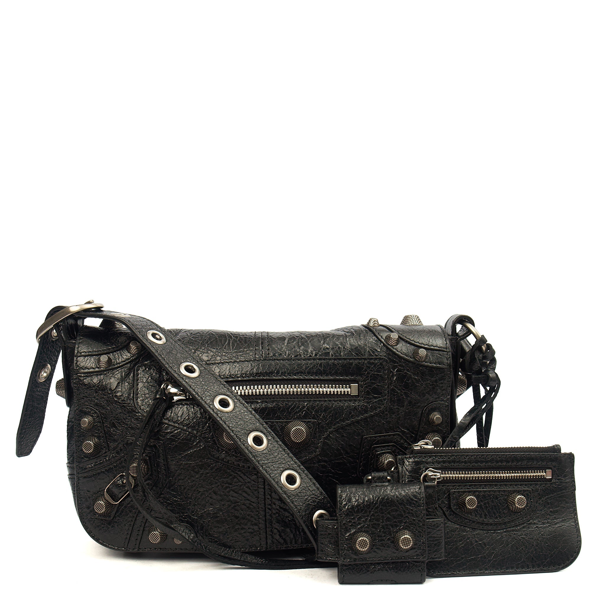 Balenciaga Cross Body Le Cagole S in Black, Veau (Calfskin)