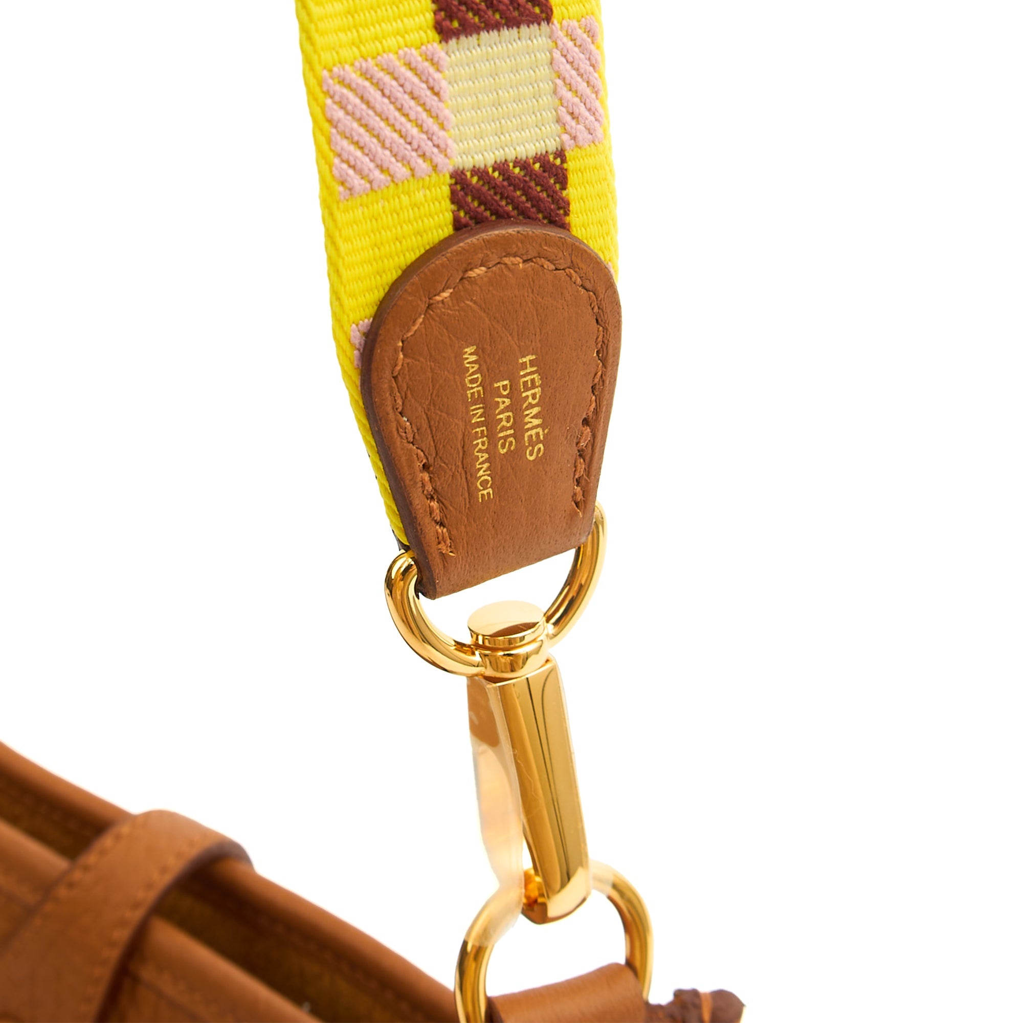 Hermes Cross Body Evelyne 16 in Gold, Togo Leather