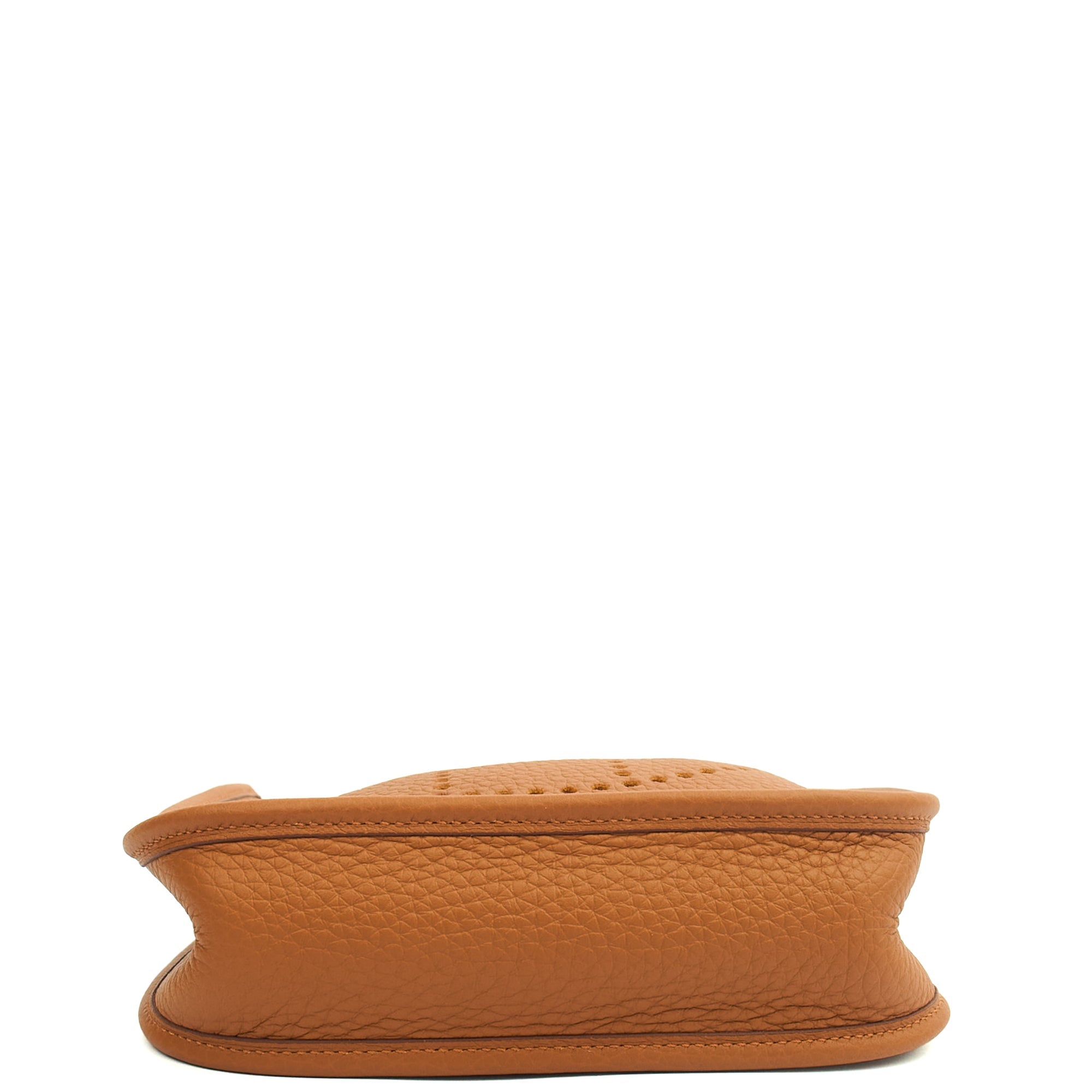 Hermes Cross Body Evelyne 16 in Gold, Togo Leather