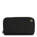 Dollar Calfskin GG Zip Around Wallet Black