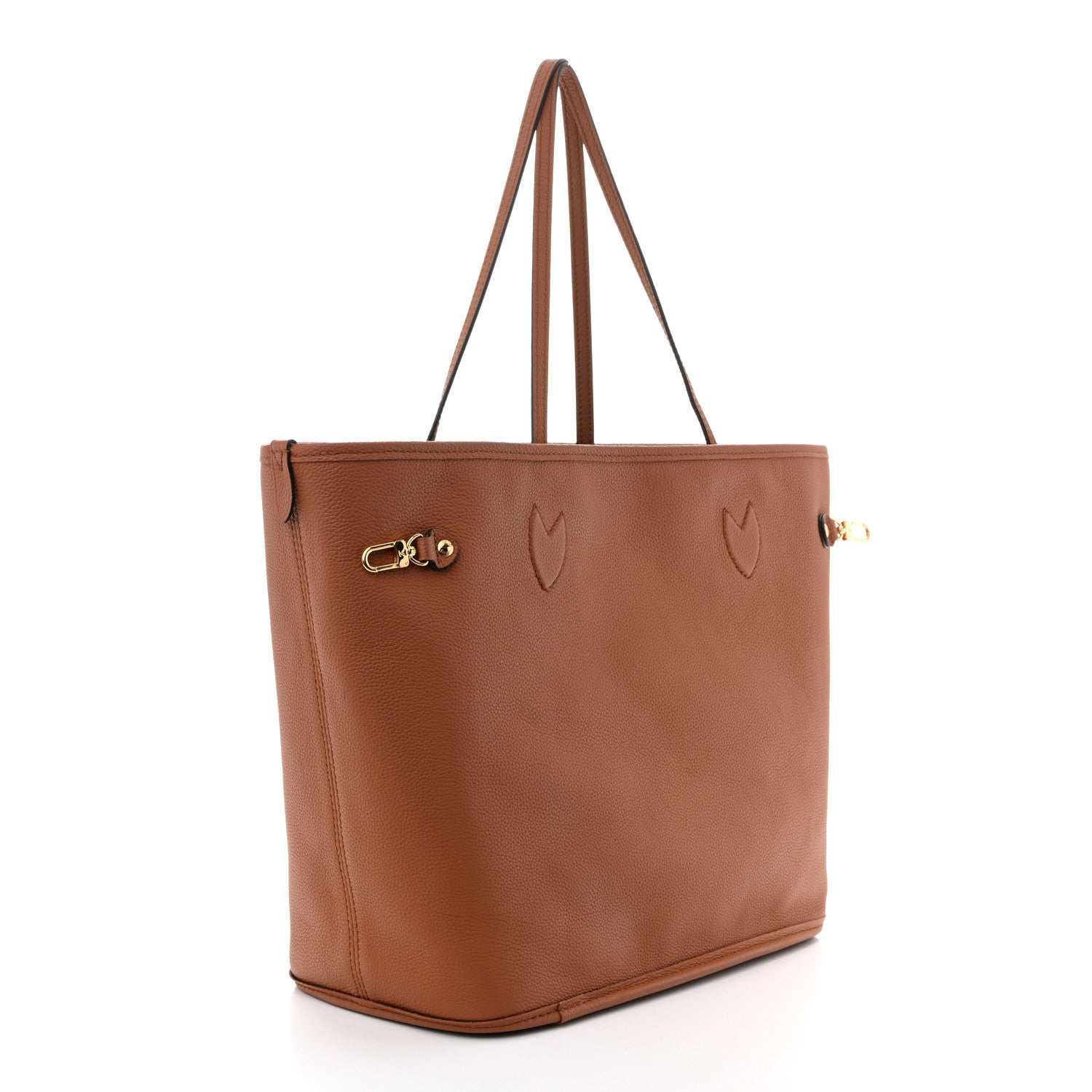 Monogram Calfskin Neo Neverfull Inside Out MM Tan