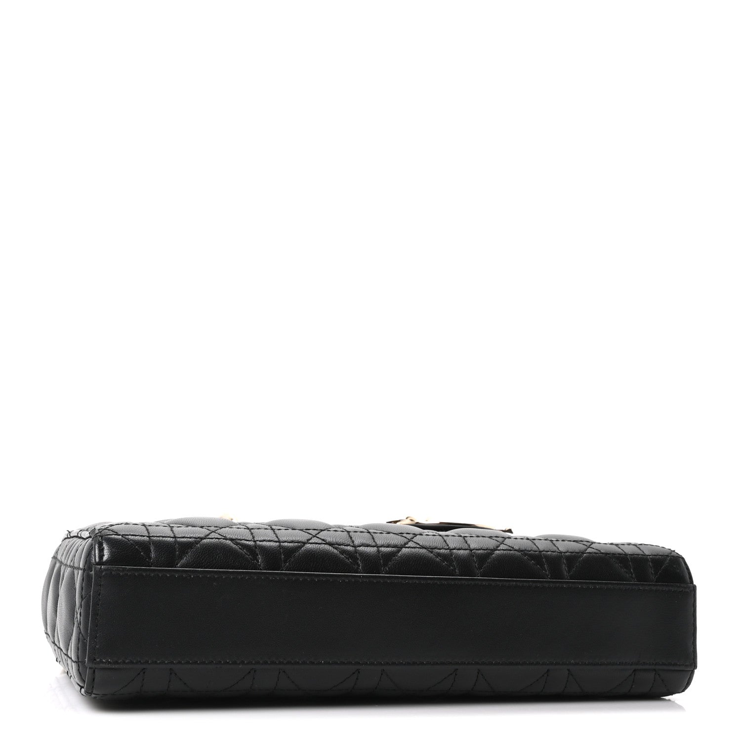 Lambskin Cannage Medium Lady D-Joy Black
