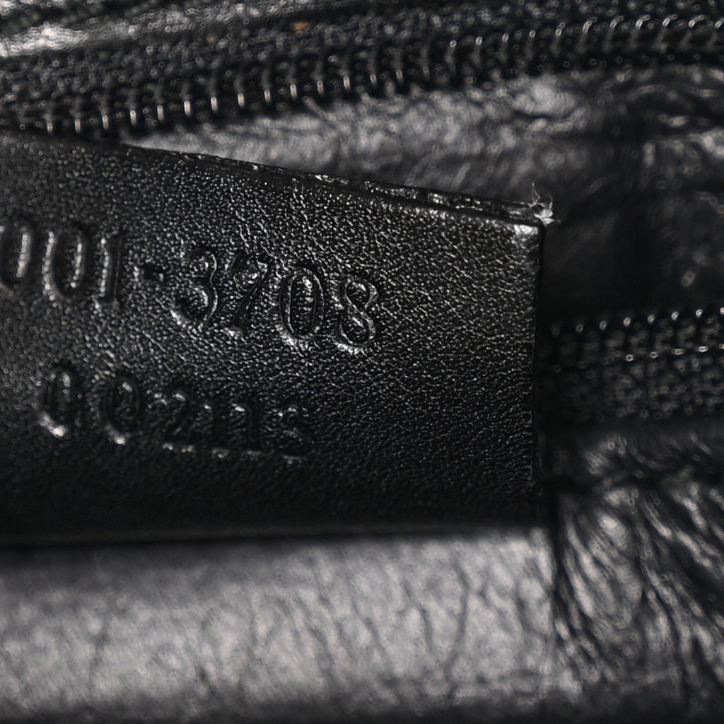 Calfskin Hobo Bag Black