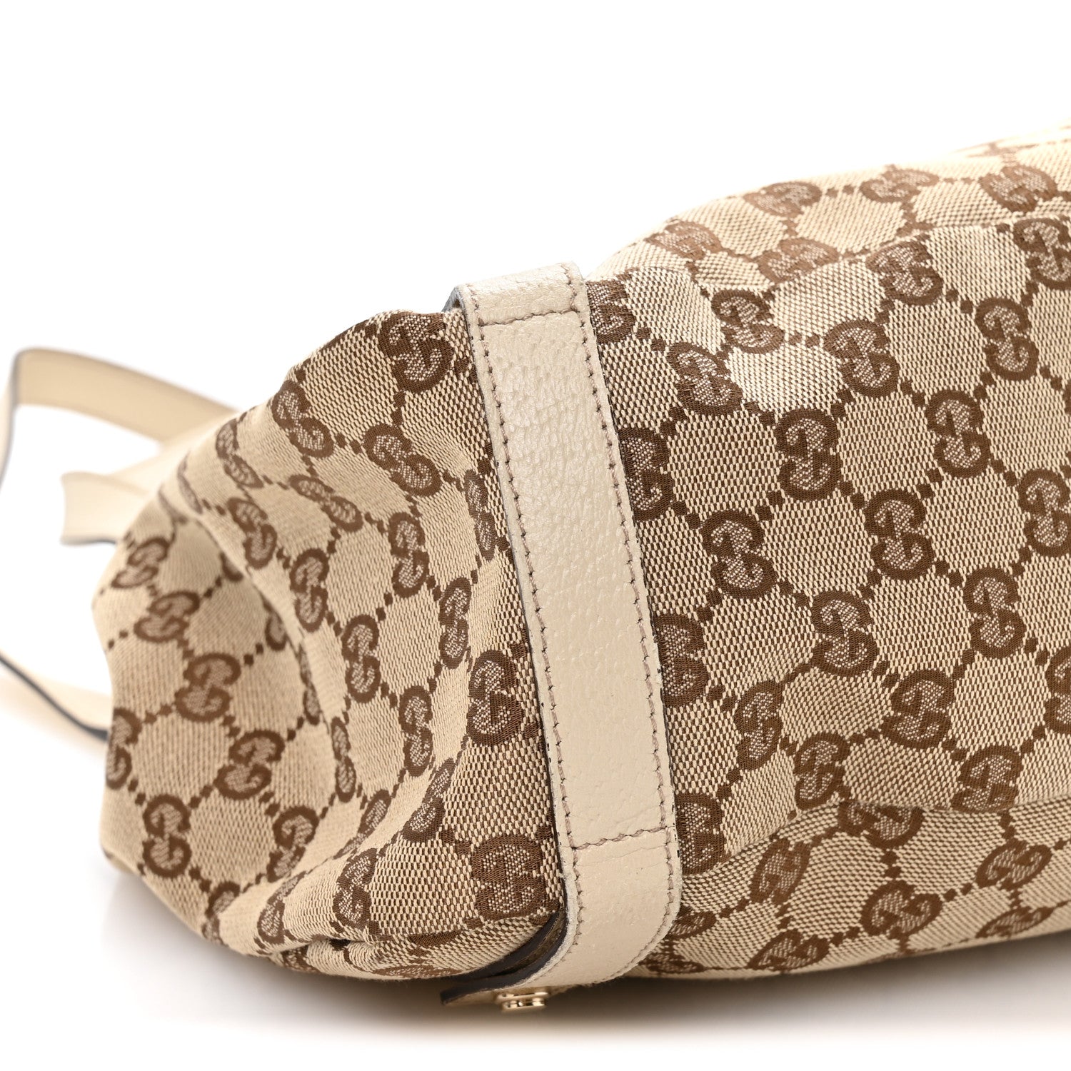 Monogram Medium Abbey Shoulder Bag Off White