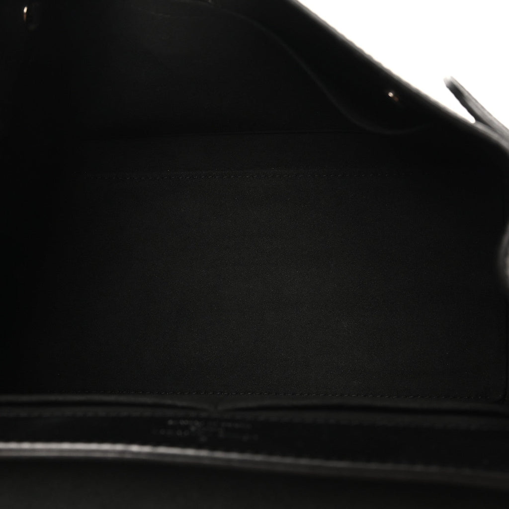 Soft Calfskin Lockme Ever MM Black