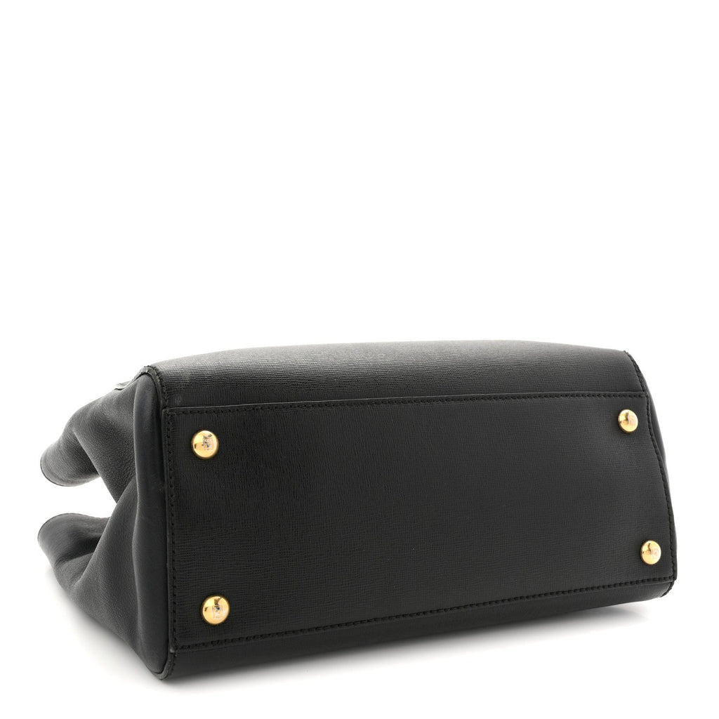 Vitello Elite Petite 2Jours Tote Black