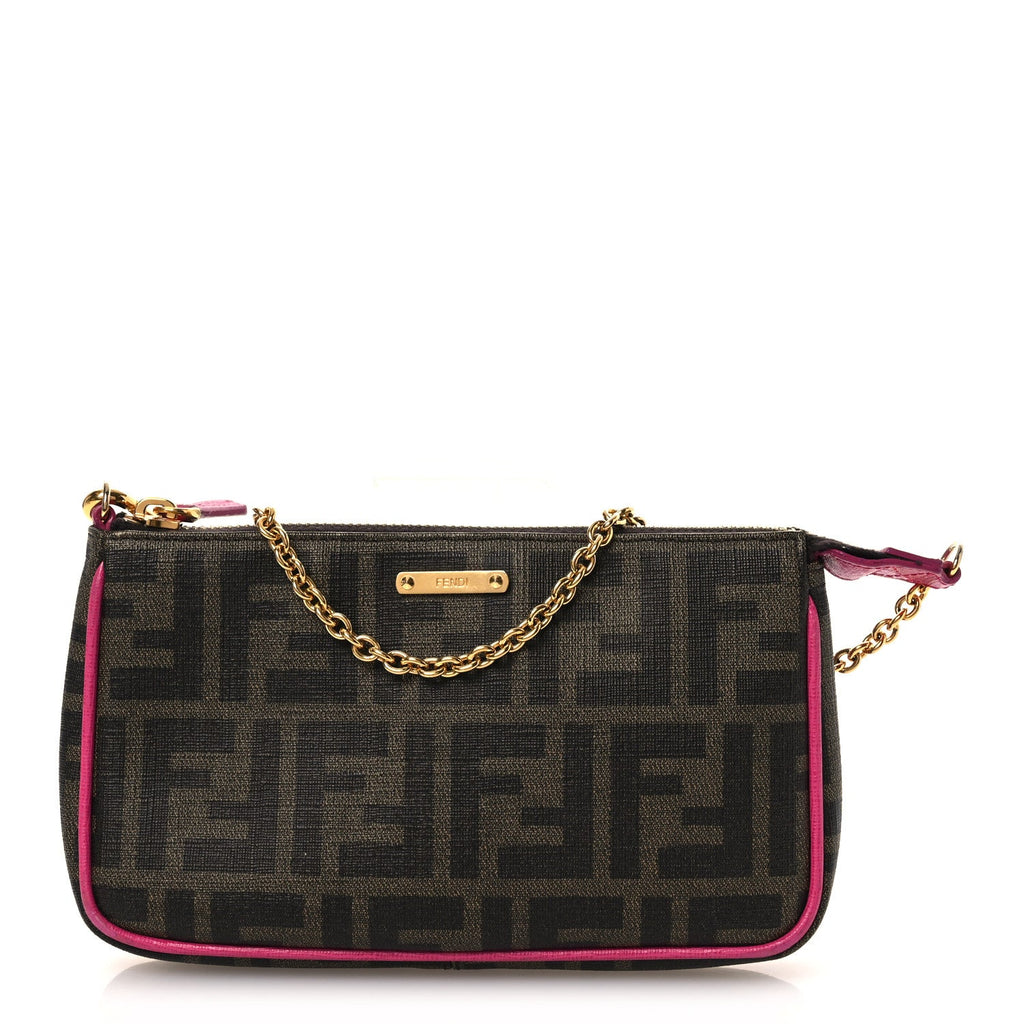 Zucca Spalmati Vitello Elite Pochette Tobacco Ciclamino