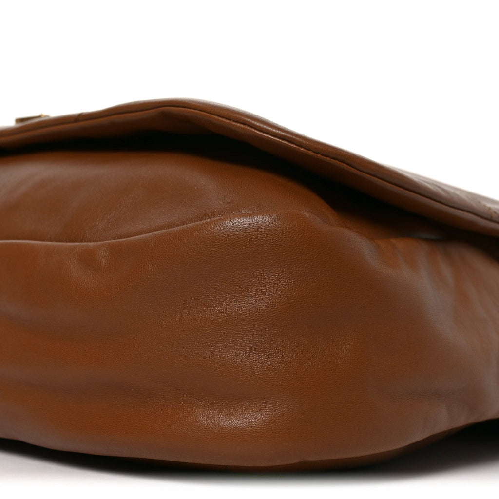 Lambskin Matelasse Monogram Large Jamie 4.3 Light Fox
