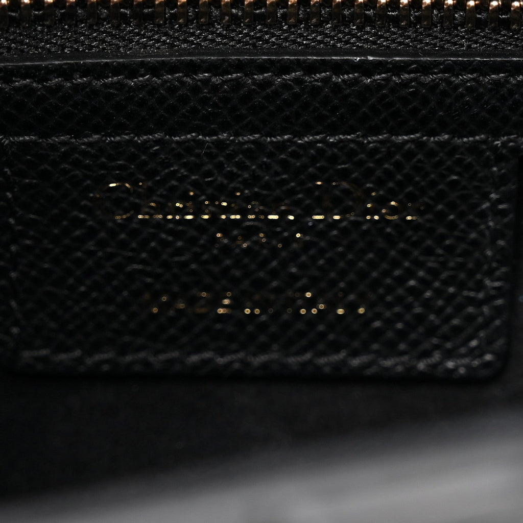 Grained Calfskin Saddle Bag Black