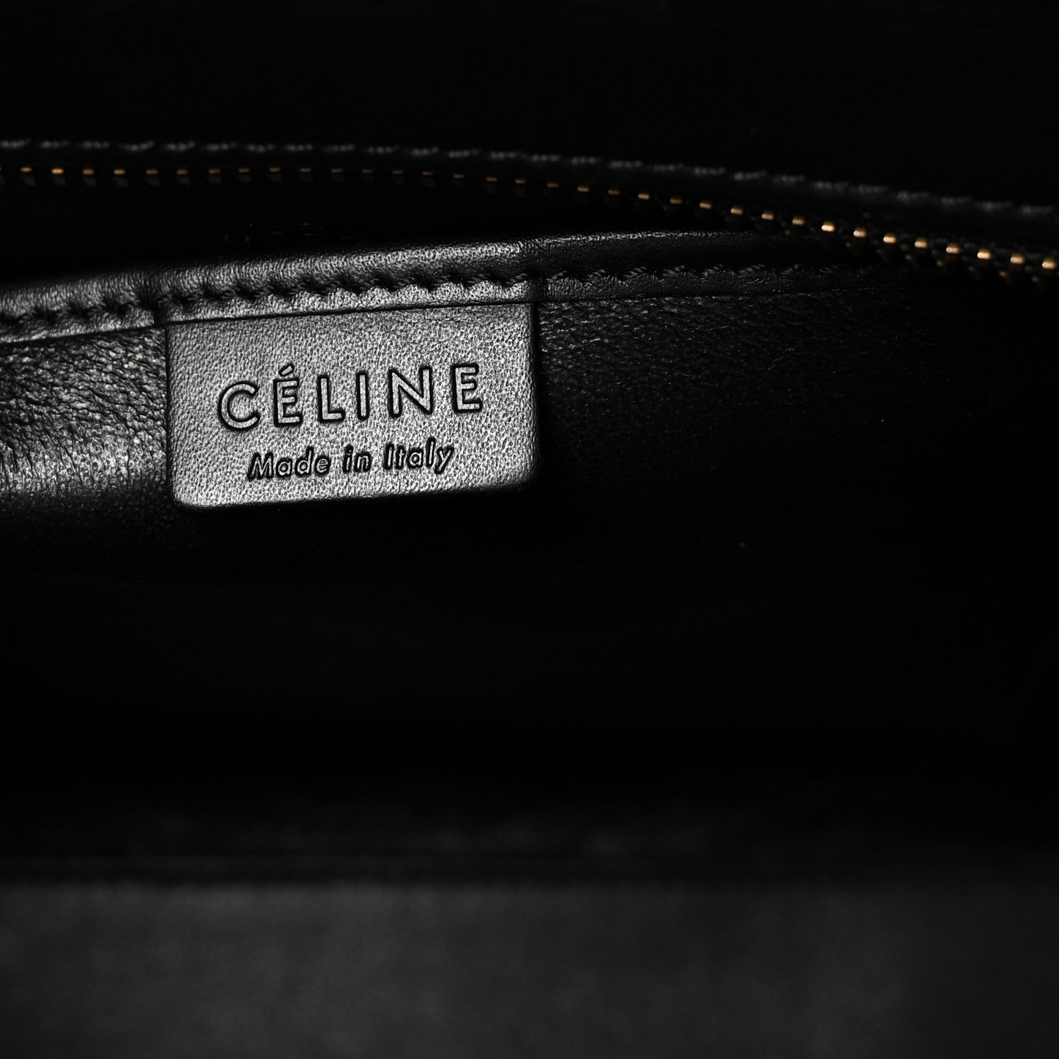 Baby Grained Calfskin Nano Tri-Color Luggage Zinc Almond