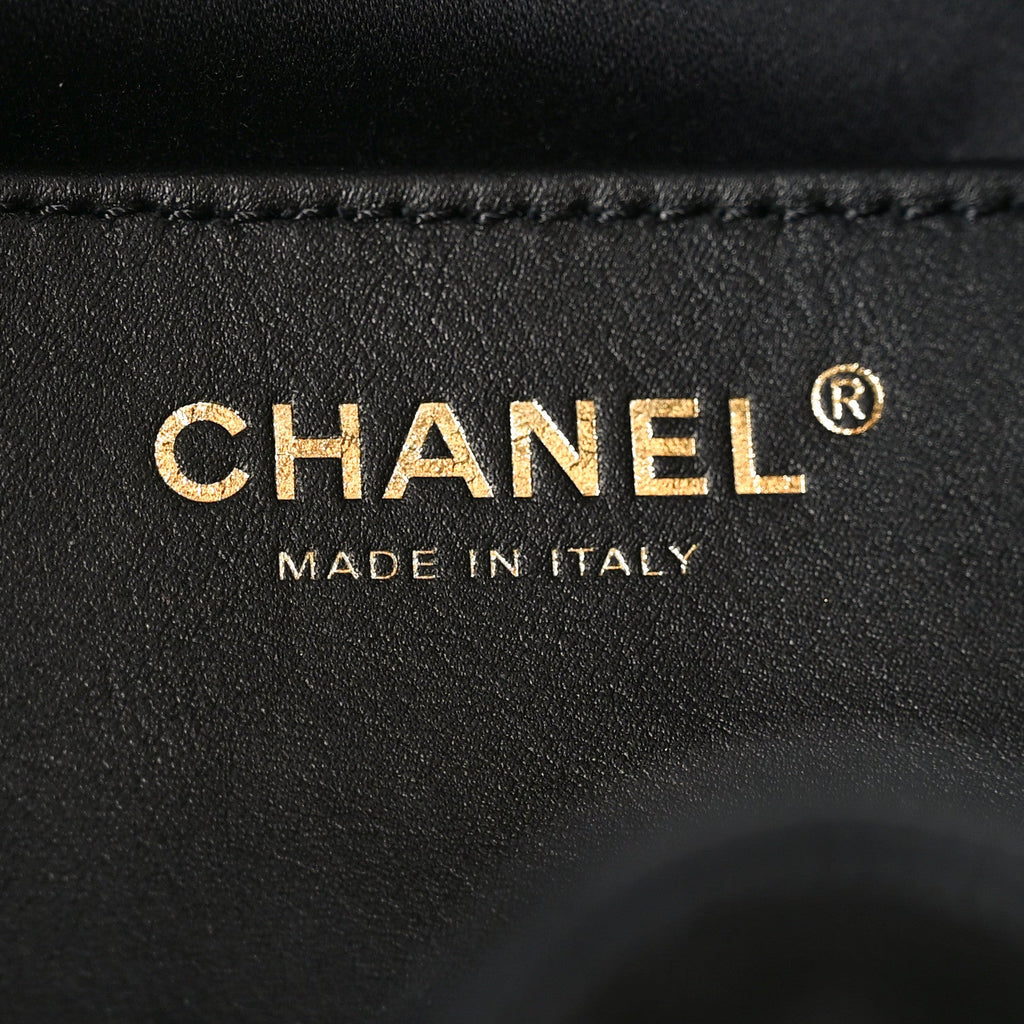 Caviar Quilted Mini Chanel 25 Handbag Black