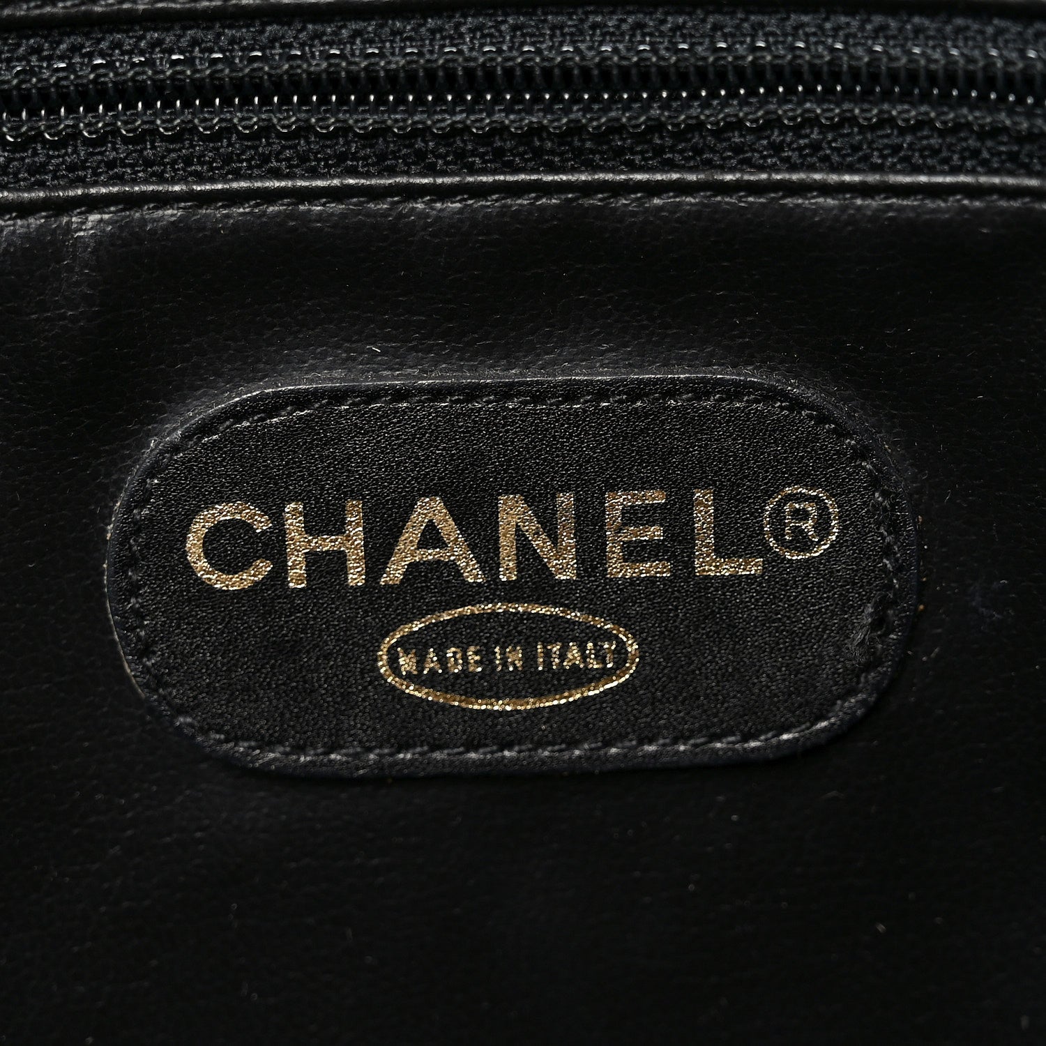 Caviar Large CC Shoulder Bag Black