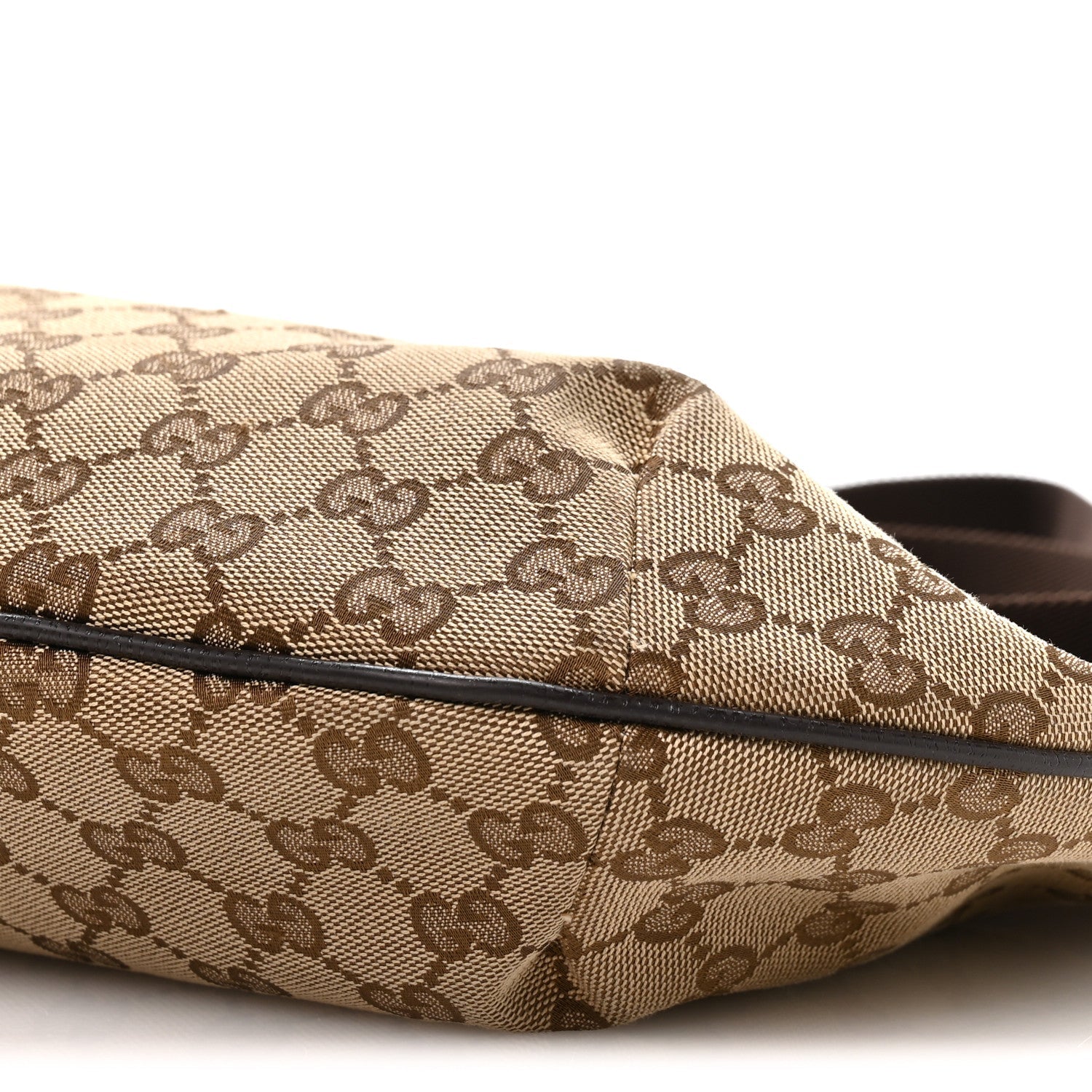 Monogram Medium Half Moon Hobo Dark Brown
