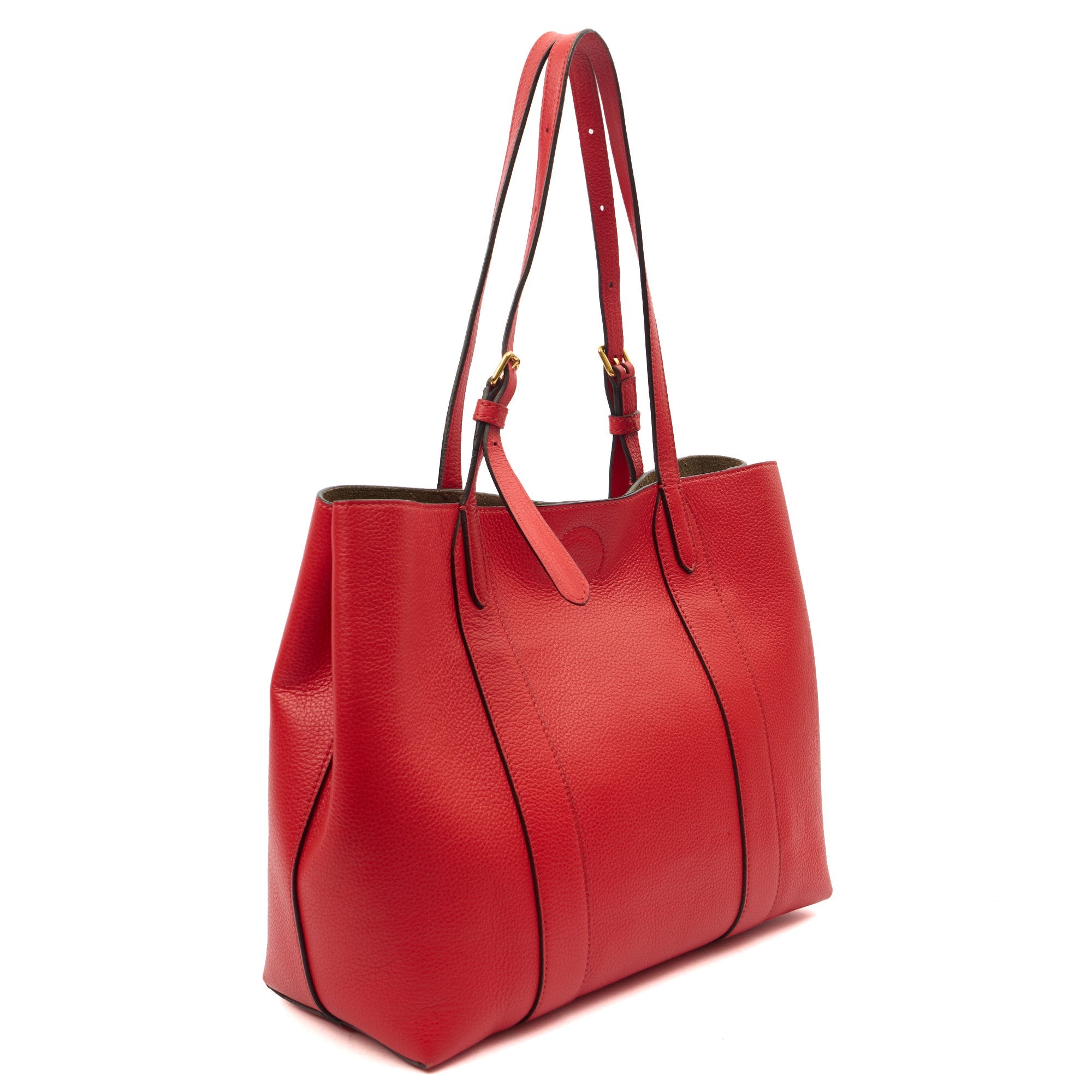 Mulberry Tote Bayswater Tote - Small in Red, Calfskin Leather