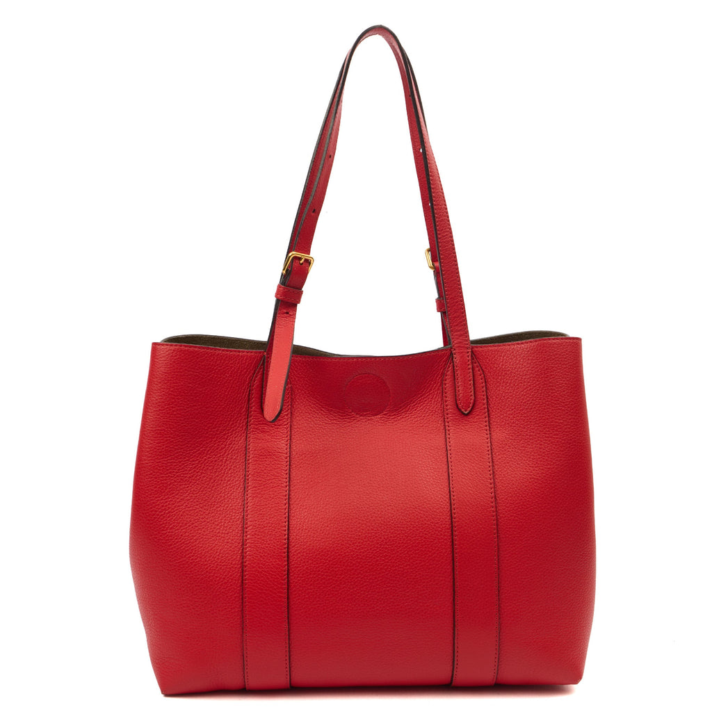 Mulberry Tote Bayswater Tote - Small in Red, Calfskin Leather