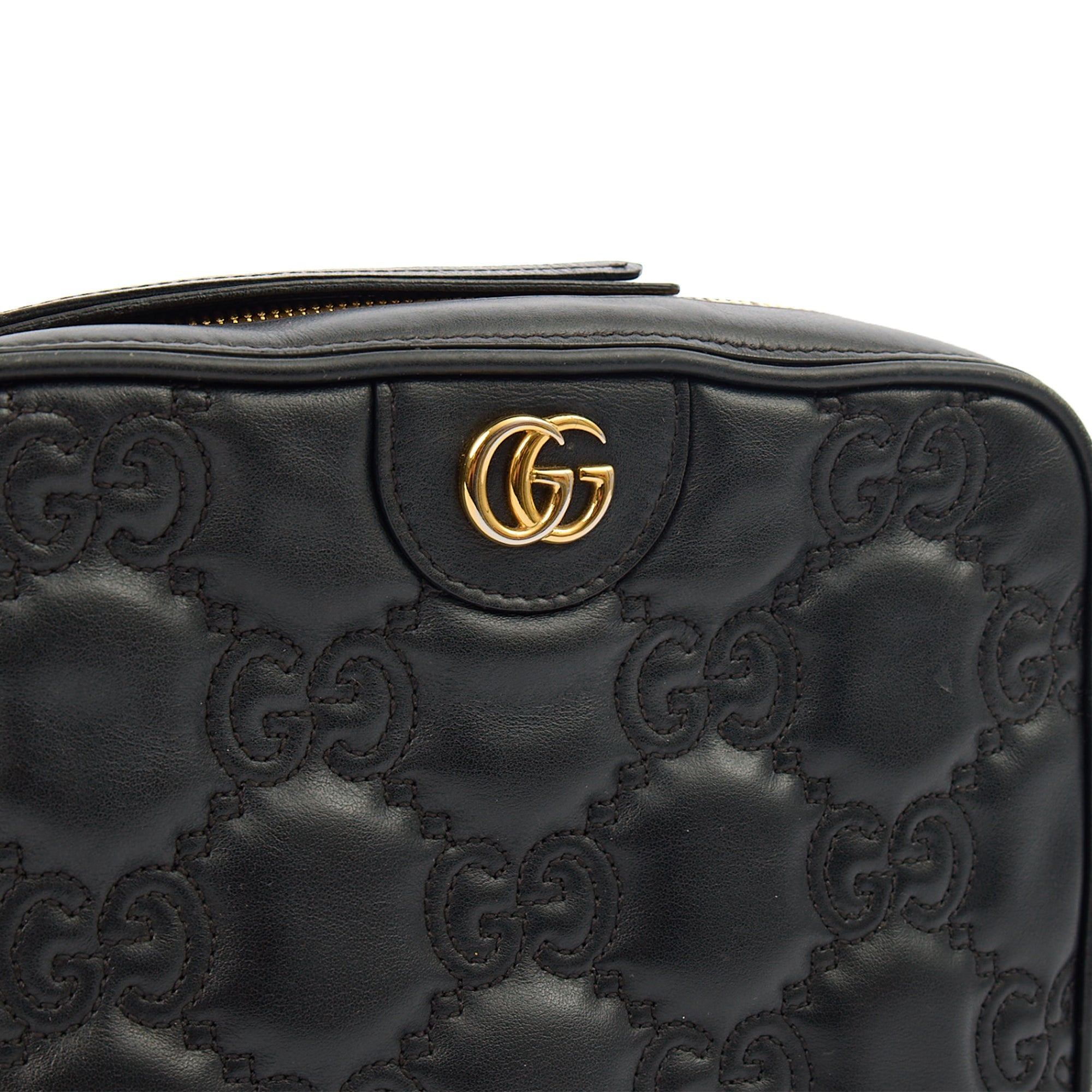 Gucci Cross Body GG Matelasse Small in Black, Leather