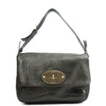 Mulberry Satchel Bayswater - Oversized Clutch in Grey, Patent Leather