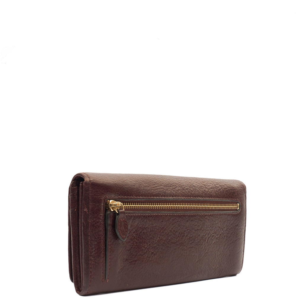 Mulberry Purse Wallet in Oxblood, Leather