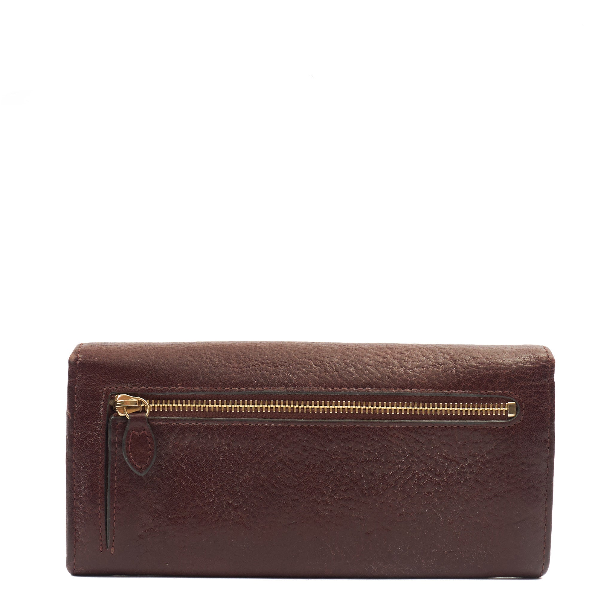 Mulberry Purse Wallet in Oxblood, Leather