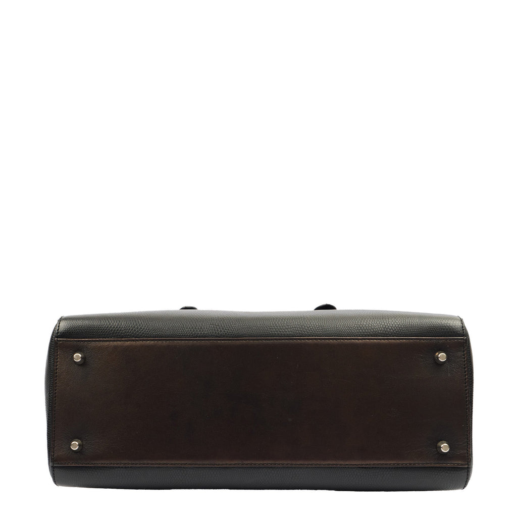Aspinal of London Top Handle Brook Street  in Black, Leather