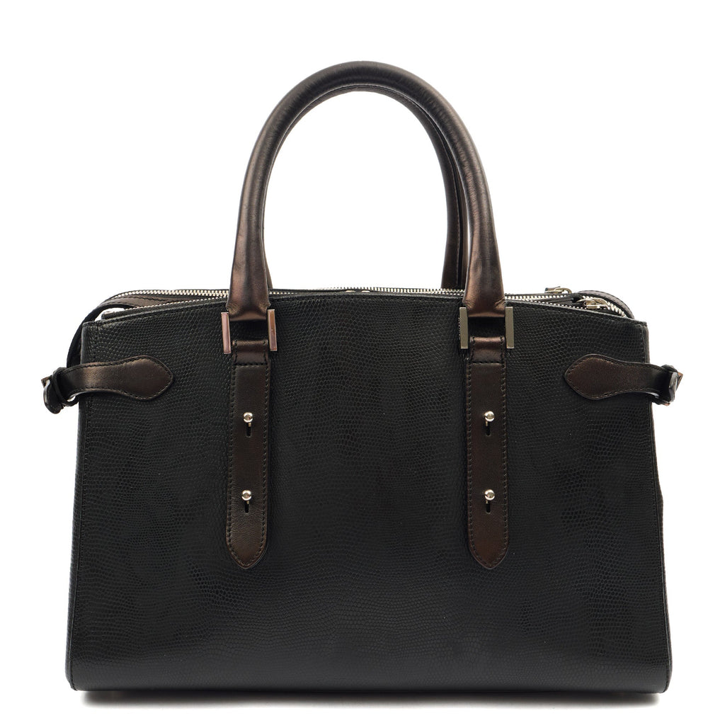 Aspinal of London Top Handle Brook Street  in Black, Leather