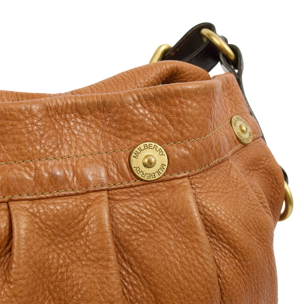 Mulberry Tote Mitzy Tote in Oak, Calfskin Leather