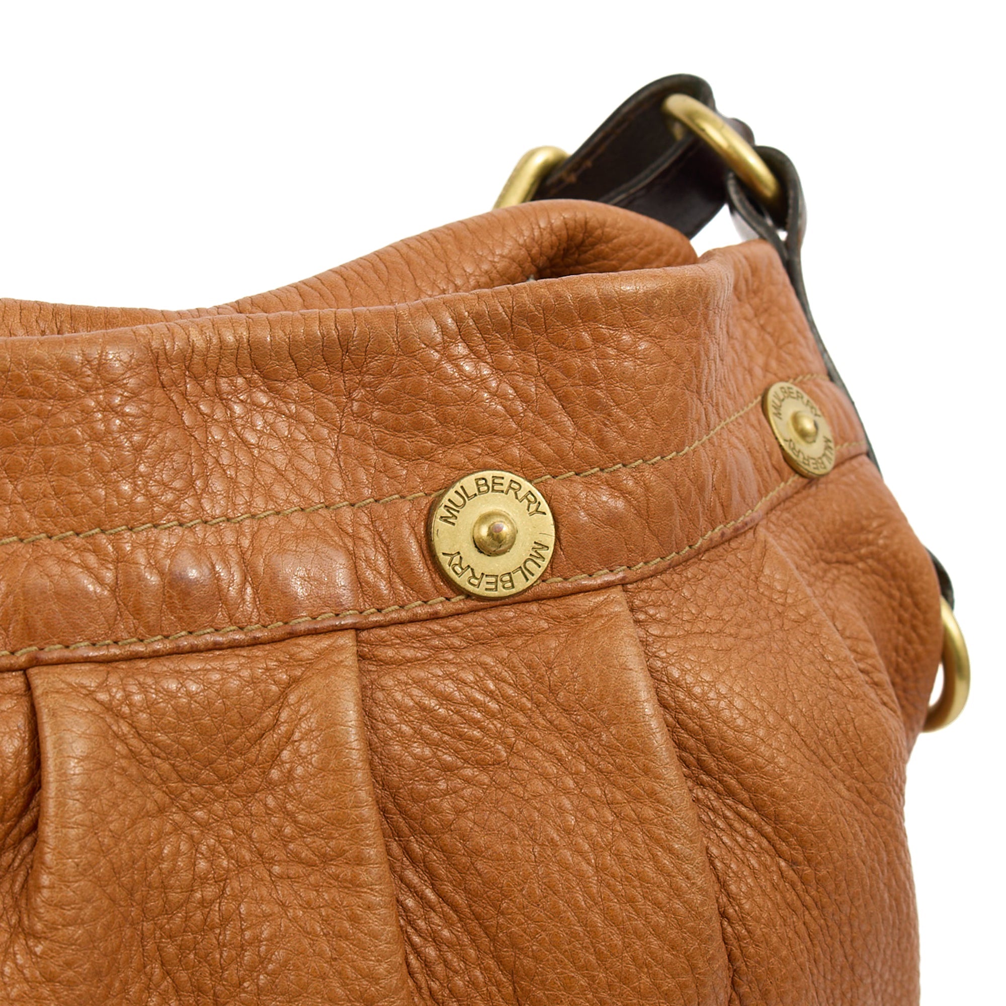 Mulberry Tote Mitzy Tote in Oak, Calfskin Leather