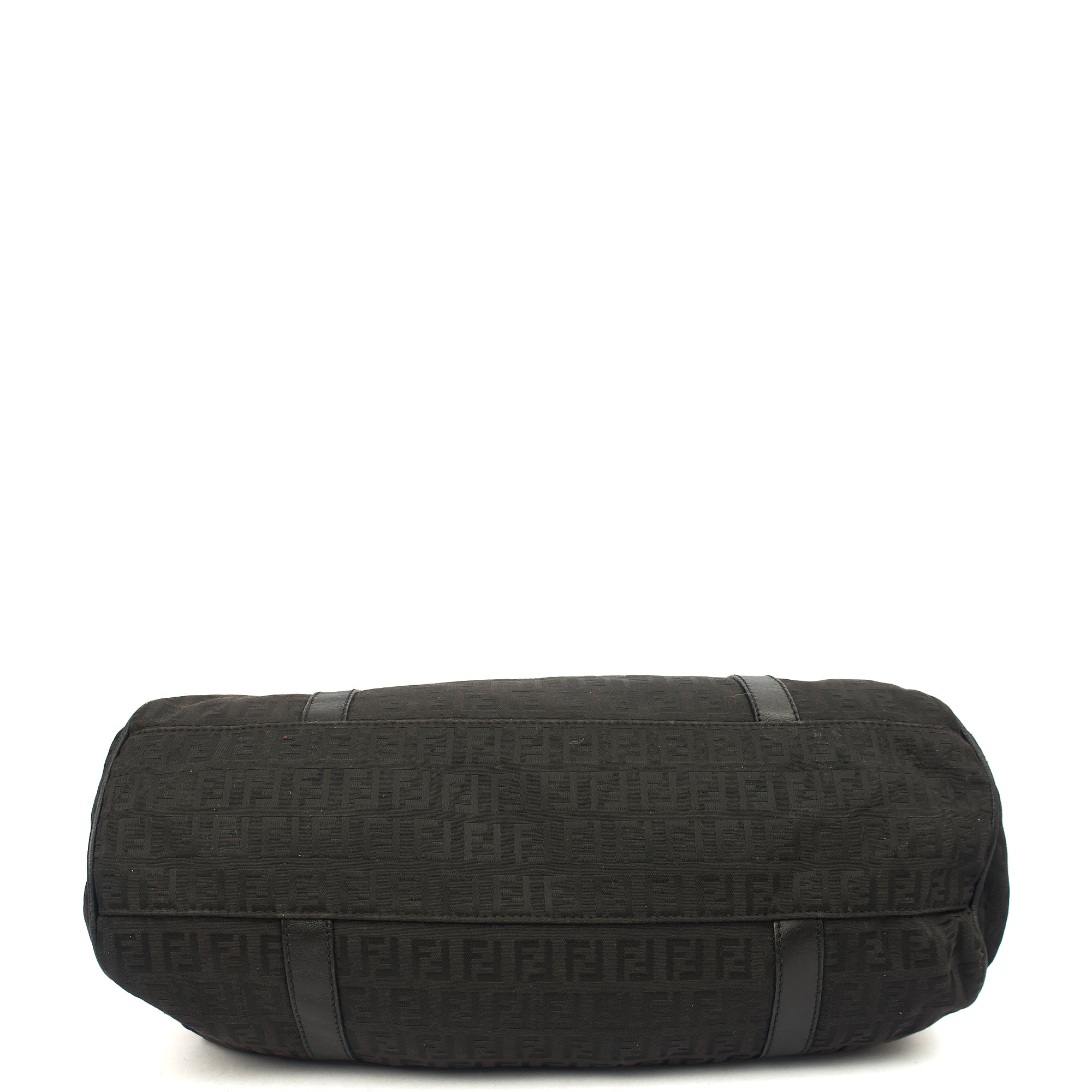 Fendi Shoulder Bag Zucca Tote in Black, Fabric