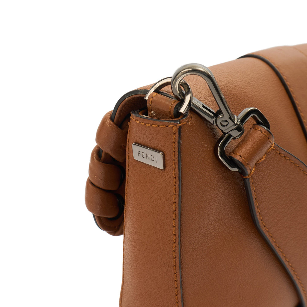 Fendi Shoulder Bag Baguette in Brown, Leather