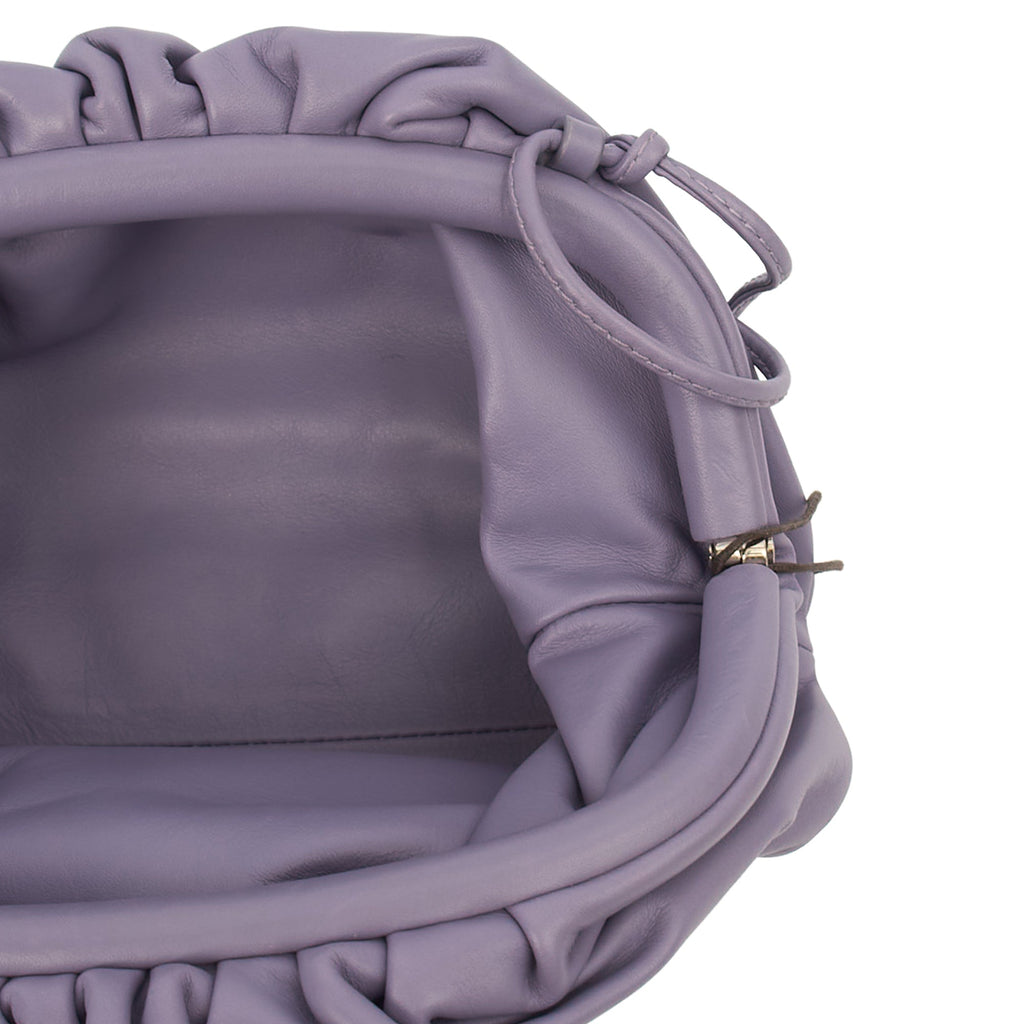 Bottega Veneta Cross Body The Pouch - Small in Purple, Leather