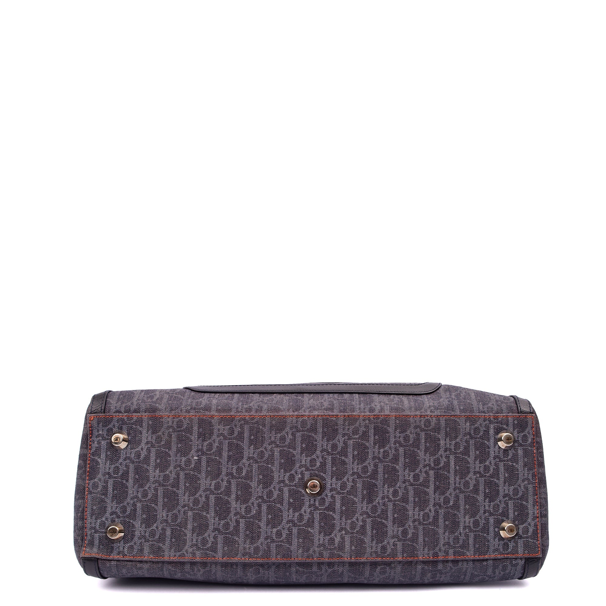 Christian Dior Tote Flight East West in Blue, Oblique Jacquard Canvas